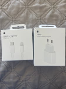 Original Apple 20W USB-C Power Adapter & 2M USB-C zu Lightning Ladekabel Ladegerät iPhone 14 13 12 11 X Pro Max Kunden-Foto 4