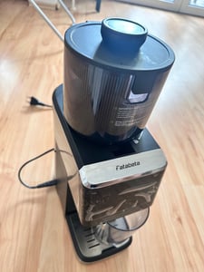 FATABETA Entsafter Slow Juicer 135 mm Große Öffnung elektrisch entsafter für Gemüse und Obst 1,6 L Füllvolumen mit 2 Gläsern, Elektrische Saftpresse Kunden-Foto 9