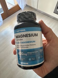 Vitastrong Magnesium 5-in-1 Komplex – 400mg – 150 Tabletten – Glycinat, Citrat, Carbonat & Malat – Energie, Muskel- & Knochengesundheit – GMO-frei Kunden-Foto 8
