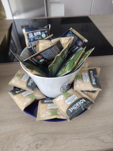 Caffè Borbone XXL Jumbotasse mit Untertasse, Porzellan, 1.2 L Kunden-Foto 1