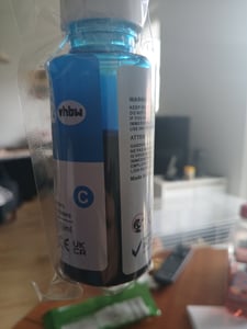 vhbw 4x Nachfülltinte kompatibel mit HP Smart Tank 7005, 558, 530, 670, 7305, 7006, 516, 515, 7306 Drucker - Refillset Cyan, Magenta, Yellow, Schwarz Kunden-Foto 3