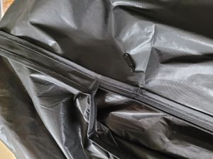 2er Pack Kleidersack 60x135 Kunststoff Kleiderhülle mit Reißverschluss & Sichtfenster Schutzhülle Kleiderschutz Kunden-Foto 2