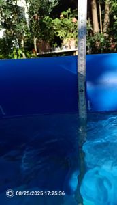 Sommerwellen-Schwimmbecken-Schnellset 244 x 76 cm + Filterpumpe Kunden-Foto 1