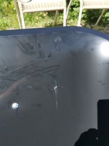 Juskys Schubkarre Garden 100 Liter Volumen - 250 kg - Luftreifen mit Metall Felge Schwarz Kunden-Foto 12