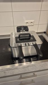 Fritéza HOMCOM s objemem 5 l, nastavitelnou teplotou a časovačem, 2000 W Fotografie od zákazníka č. 1