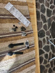 SWANEW Schiebetürsystem Schiebetürbeschlag Set Schiebetür Holzschiebetür—Stripes—363cm Kunden-Foto 4