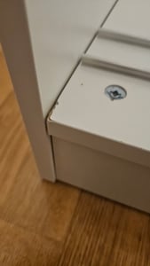 Schwebetürenschrank Kleiderschrank Schrank 203cm Weiß/Weiß semigloss mit Spiegel und Zierleisten Pola 35 Kunden-Foto 5