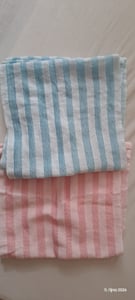 Set da 2 asciugamani esfolianti da 100x25 cm, asciugamani esfolianti in fibre di nylon porose, asciugamani da doccia esfolianti - EXFOLIOR Foto del cliente 1
