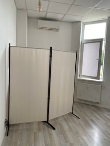 COSTWAY 3-dílný paraván s nastavitelnými podložkami, zástěna na ochranu soukromí 260x183cm Fotografie od zákazníka č. 2