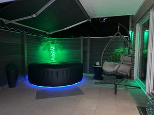 10M 100 LED Lichterkette Warmweiß 8 Lichtmodi Party Garten Innen Deko Weihnachtsbeleuchtung Kunden-Foto 1
