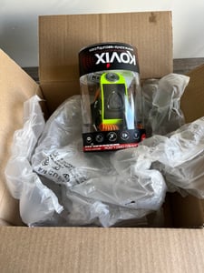 Kovix Kd6 6 mm allarme bloccaggio disco freno Verde Foto del cliente 5