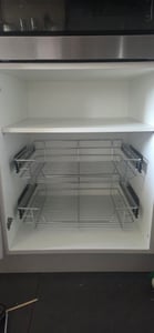 YARDIN szuflada teleskopowa szuflada kuchenna 2x 50cm szafka kuchenna kosz wysuwany szafka wysuwana szafki sypialniane kosz wysuwany szuflada Zdjęcie produktu od klienta nr 3