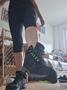 Chaussures Permani Elbert B21092BLACKGREEN Photo du client 1