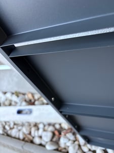 Albatros Mülltonnenbox 2er Tonne | bis 240 Liter | Anthrazitgrau RAL 7016 | verzinkter Stahl | Premium Dämpfer| Aufkleber-Set | wetterfest| verstellbare Füße| Türgriff mit Schloss | Gartenbox | entwickelt in Deutschland Kunden-Foto 7