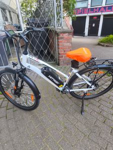 HITWAY E Bike, City E-Bike & E-Hollandrad,36V/13Ah 468 Wh,28 Zoll,MTB,7 Gang, 25km/h, Heckmotor, Kettenschaltung, LCD Display, E-Citybike Damen Herren Kunden-Foto 7