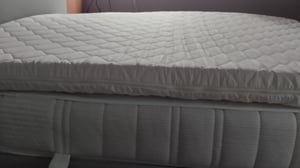 Topper 140x200 cm Matratzenauflage mit VISCO MAX Höhe 8 cm Kaltschaum Matratzenschoner H2 mit waschbarem Premium Bezug Kunden-Foto 1
