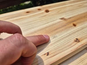 tectake Bierzeltgarnitur 3-teilig Klappbar Tannenholz für 8 Personen Kunden-Foto 8