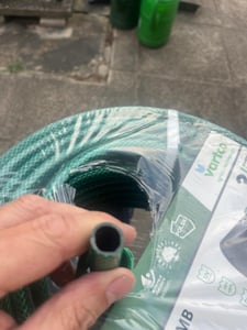 3-lagiger Wasserschlauch Gartenschlauch Schlauch Gartenbewässerung Flexibel Flexischlauch Polyester-Kreuzgeflecht UV-beständig 25 Bar 3/4" 20m Kunden-Foto 2