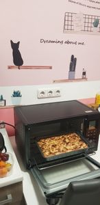 TZS First Austria - Mini Backofen 10L 800W - Temperaturregelung bis 230°C - 2 Einschubhöhen & 60 Min. Timer Kunden-Foto 1