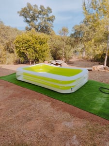 Familienschwimmbad Deluxe 2-Ringe 262X175X46 Cm Kunden-Foto 1