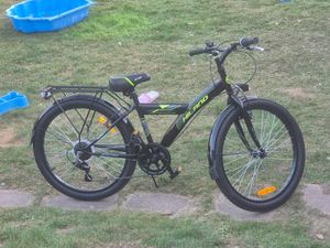 HILAND Rocket 20 Zoll Kinderfahrrad Mountainbike Kinder MTB für Jungen und Mädchen mit Shimano 6 Gang Schaltung Licht Gepäckträger, Weiß Kunden-Foto 3