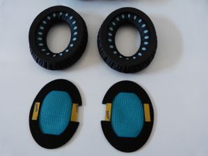4x Ohrpolster für Bose QuietComfort QC15 QC25 QC35 Over Ear-Kopfhörer Ohrenschützer-Kissen Proteinmaterial, 2 Paar Ersatz-Ohrpolster Kunden-Foto 2