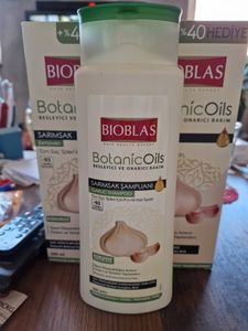 3x Knoblauch Shampoo 500 ml Bioblas, Geruchlos, Anti Haarausfall Frauen und Männer Megapack Kunden-Foto 1