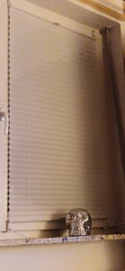 Plissee Easy Fix Klemm Faltrollo blickdicht Fenster Rollo ohne Bohren 60x130 cm Kunden-Foto 2