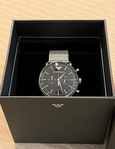 Emporio Armani AR11104  Silber - Große one size Kunden-Foto 1