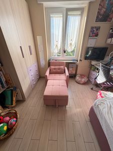 Bealife AR24 Sofa-Bett, 3-in-1 konvertierbares Stuhl-Bett, Liege mit Schlaffunktion, mit Kissen, dunkelgrau Kunden-Foto 1