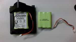 Wicked Chili Ersatzakku 1x Akku für Toniebox, 50AA5S Pro Series Ersatz-Akku Batterie für original Tonies Musikbox (mit Mossgummi Pad, 2.200 mAh NiMH-Akku 3,6V) Kunden-Foto 2