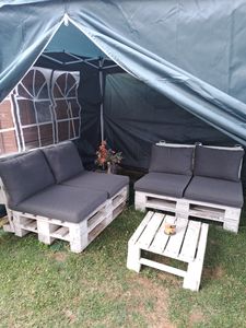 LZQ 3x3m Faltpavillon Pavillon Faltbar mit 4 Seitenwänden, Gartenpavillon Gartenzelt, wasserdicht, UV-Schutz, Partyzelt, inkl .Tasche, Weiß Kunden-Foto 3