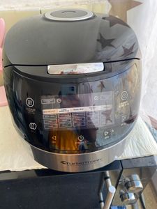 TurboTronic Multikocher DMC22 neues 2024 Modell 5L mit Dampfgarer.860W Elektrisch, Schongarer, Reiskocher, Slow Cooker & 15 Programme, Milchreis, Multivarka Kunden-Foto 2