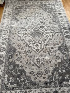 Tapiso Teppich VALLEY Modern Kurzflor Hellgrau Wohnzimmer 200 x 300 cm Kunden-Foto 1