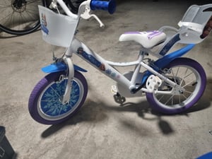 Dino Hello Kitty 16 Zoll 27 cm Meisjes Knijprem Wit Roze Kunden-Foto 1