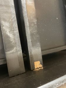 [en.casa] Konsola z 3 szufladami w stylu wiejskim ciemnoszara Toaletka Konsola Stolik do przechowywania Stolik do przedpokoju Zdjęcie produktu od klienta nr 1