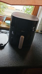 Balter Heißluftfritteuse XXL 6,5L mit Sichtfenster, 1700W, Airfryer, ohne Öl, 12 Programme, Touch-Bedienung, 100 Rezepte, Edelstahl, Schwarz Kunden-Foto 2