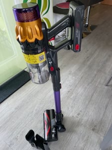 85000Pa Akku Hand Stielstaubsauger 750W/80mins handstaubsauge,Ultraleiser Staubsauger Kabellos SmartDisplay Leichter Antiverwicklung,Akku Staubsauger Kunden-Foto 1