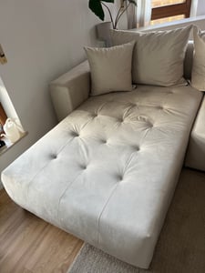 FurMeb24 ECKSOFA Gabo-L form mit Schlaffunktion und Bettkasten 280 x 188 x 85 cm DUNKELBLAU monolith 79 Kunden-Foto 5