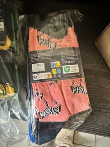 Footstar Bunte Fantasiesocken für Damen und Herren (6 Paar) Lustige Baumwollsocken – Zitronenflamingo Kunden-Foto 1