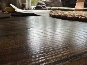 Okrągły stolik kawowy Tribesigns, dwupoziomowy okrągły stolik kawowy z miejscem do przechowywania, stolik pomocniczy do salonu, gruby blat  i podstawa, czarny Zdjęcie produktu od klienta nr 8