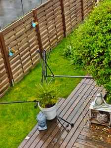 Tente pliante Pavillon 3 x 4,5 m, chapiteau Pavillon de jardin pour jardin, terrasse, fête, étanche, stable, résistant à l'hiver et aux UV, avec 4 panneaux latéraux, 12 sardines, 4 cordes et 1 sac de transport, gris Photo du client 1