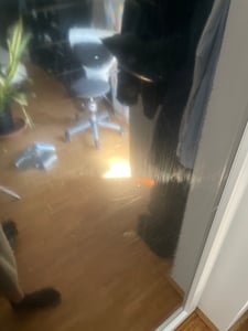 MARAPON Spiegelfolie Silber statisch haftend 1,18x2 m Fensterfolie Sichtschutz Kunden-Foto 1