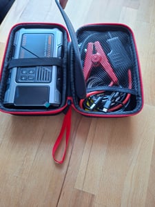 5 in1 Auto Starthilfe Startgerät Booster Starthilfekabel mit 150PSI Luftkompressor Jump Starter 6000A 12000mAh Kunden-Foto 2