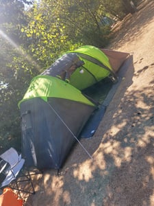 PEME Bojan 4 Personen Zelt Familienzelt Tunnelzelt - Wasserdicht 4000 mm 2 Schlafkabinen Vis-a-Vis Großes Vorzelt Festivalzelt Outdoor Campingzelt Kunden-Foto 1