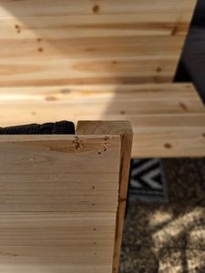 holz4home® Pflanzkasten XL mit Dach aus Tannenholz inkl. Vlieseinlage I Blumenkasten für Garten, Terrasse I Pflanzkübel Blumenkübel Rankgitter Kunden-Foto 1