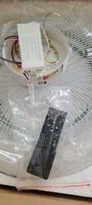 EINFEBEN Deckenventilator Deckenventilatoren mit Beleuchtung 80W Dimmbar Fan Licht deckenlampe Einstellbare Windgeschwindigkeit Lampe lüfter kronleuchter mit Fernbedienung Kunden-Foto 9