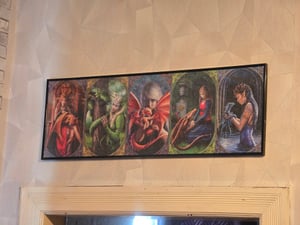 Bilderrahmen, 33x98 cm, Schwarz Hochglanz, Kunststoff, Evry Kunden-Foto 1