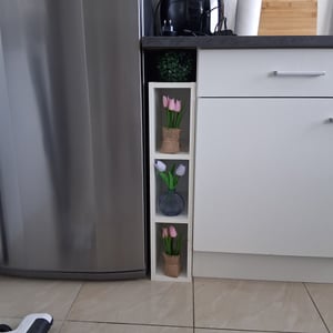 Halmar Oberer, höher Küchenschrank Vento G-15/72 - Weiß Kunden-Foto 1