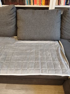 Elegantný poťah na pohovku, luxusný Poťahy na pohovku, poťah na pohovku - chráni pohovku pred škvrnami, chlpmi domácich zvierat  - SOFTERRA bežová Fotografia od zákazníka č. 1